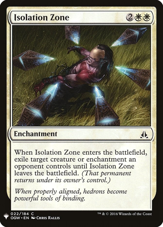 Image for Isolation Zone (22) - Magic: The Gathering