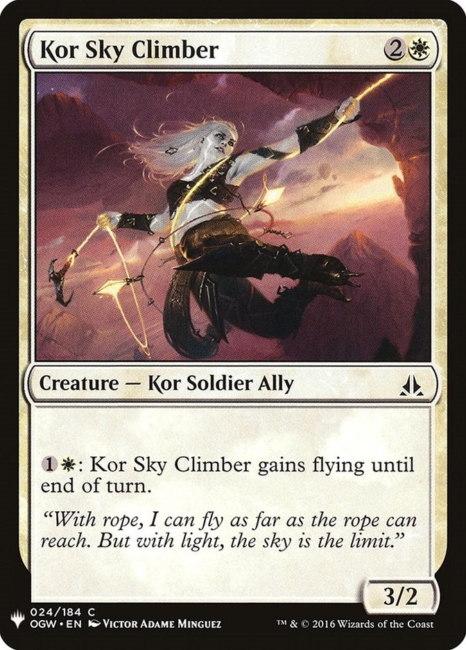 Image for Kor Sky Climber (24) (LIST) - Magic: The Gathering