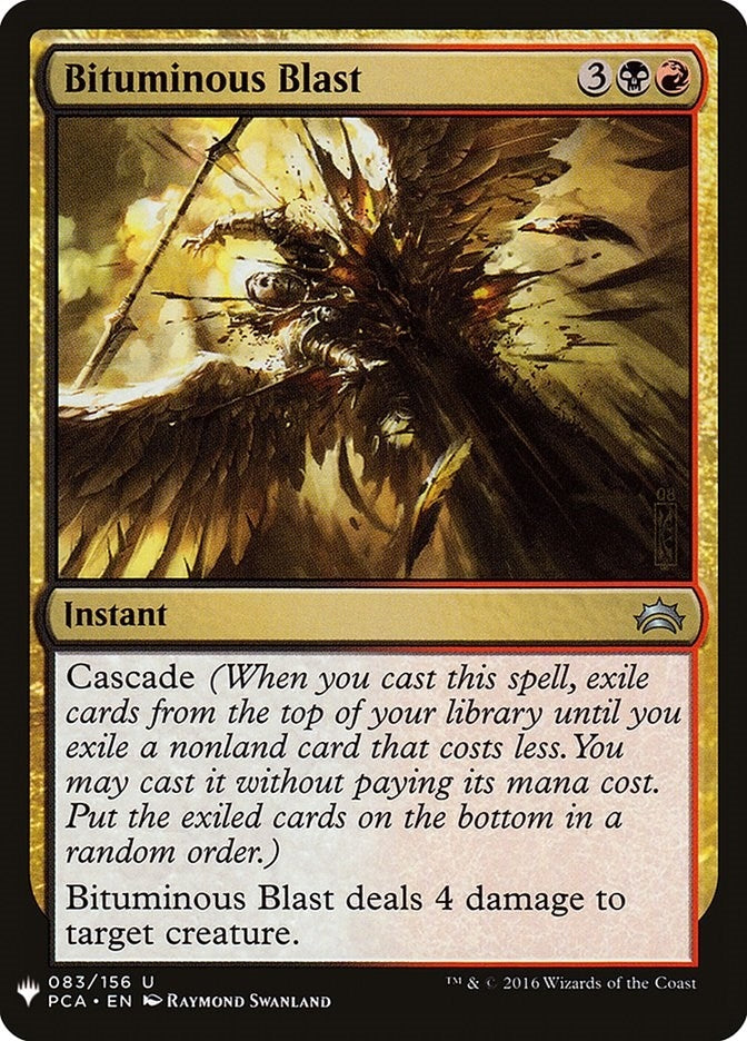Image for Bituminous Blast (83) (LIST) - Magic: The Gathering