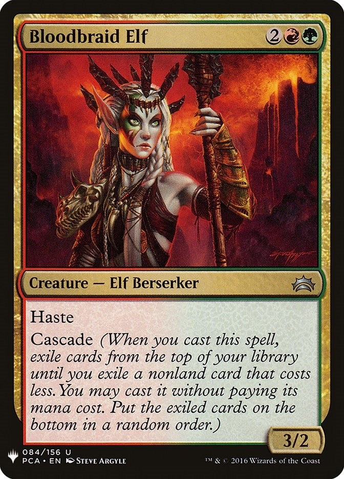 Image for Bloodbraid Elf (84) (LIST) - Magic: The Gathering