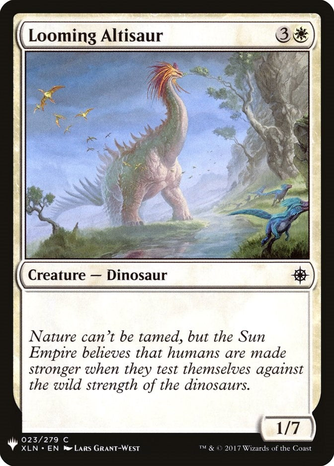 Image for Looming Altisaur (23) (LIST) - Magic: The Gathering