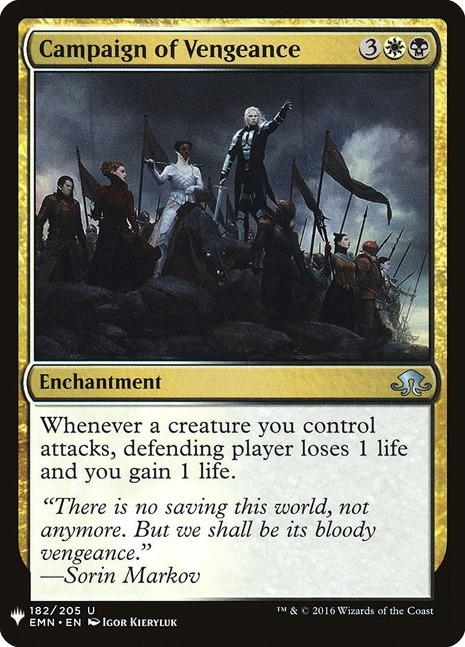 Image for Campaign of Vengeance (182) - Magic: The Gathering