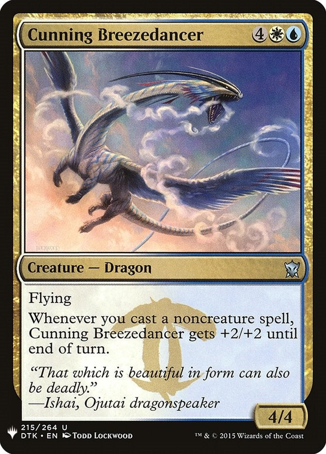 Image for Cunning Breezedancer (215) (LIST) - Magic: The Gathering
