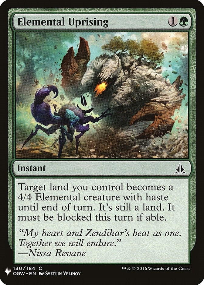 Image for Elemental Uprising (130) - Magic: The Gathering
