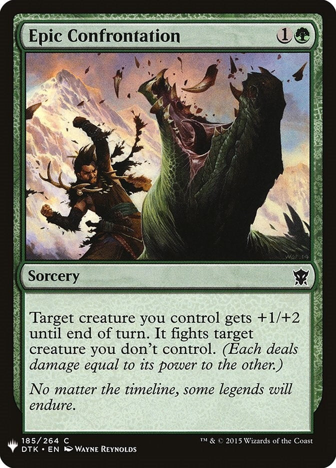 Image for Epic Confrontation (185) - Magic: The Gathering