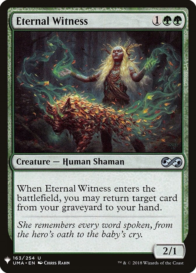 Image for Eternal Witness (UMA) (163) - Magic: The Gathering