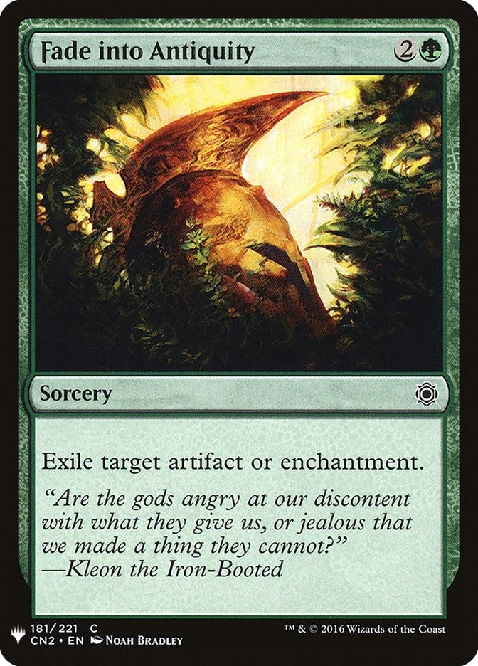 Image for Fade into Antiquity (181) (LIST) - Magic: The Gathering