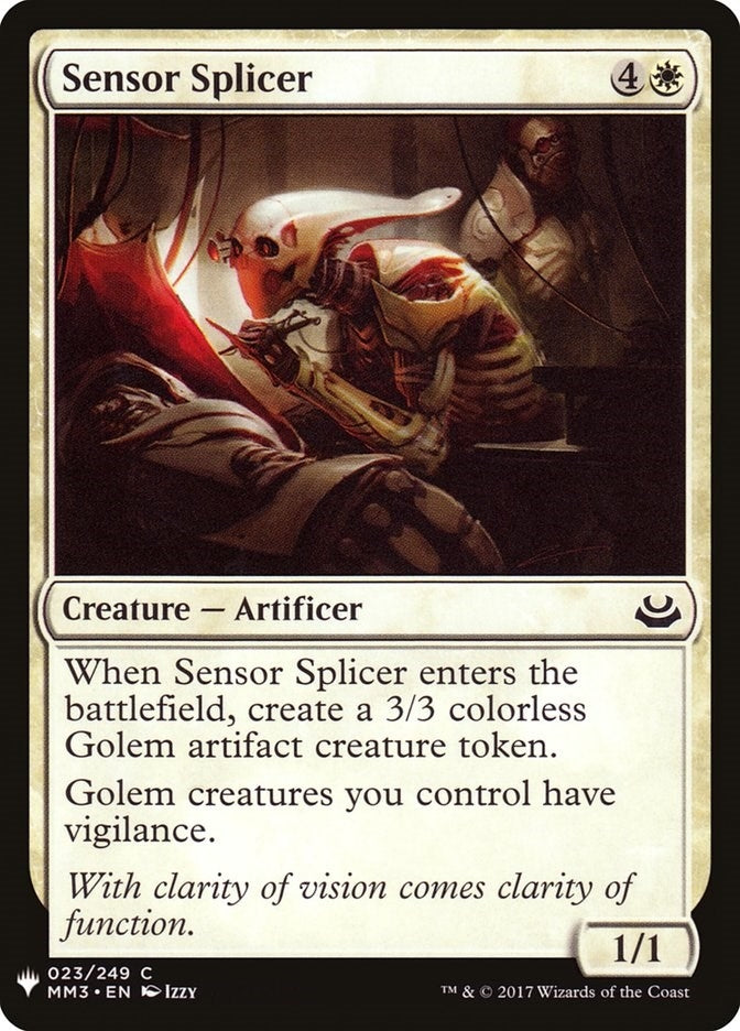Image for Sensor Splicer (23) (LIST) - Magic: The Gathering