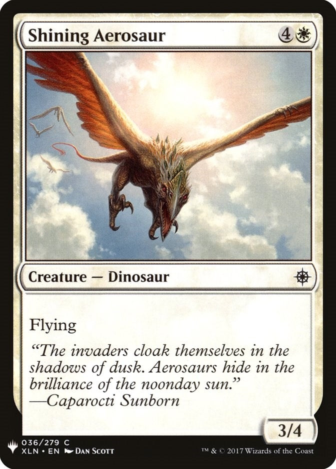 Image for Shining Aerosaur (36) - Magic: The Gathering