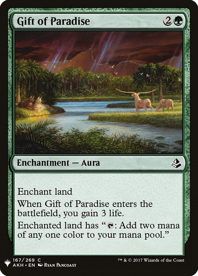 Image for Gift of Paradise (167) (LIST) - Magic: The Gathering