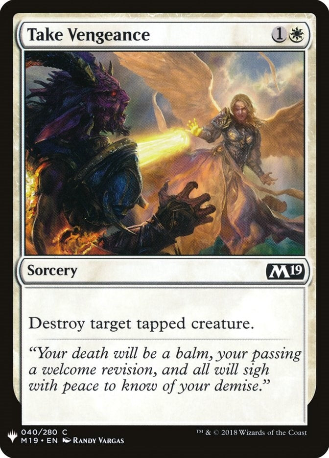 Image for Take Vengeance (40) - Magic: The Gathering