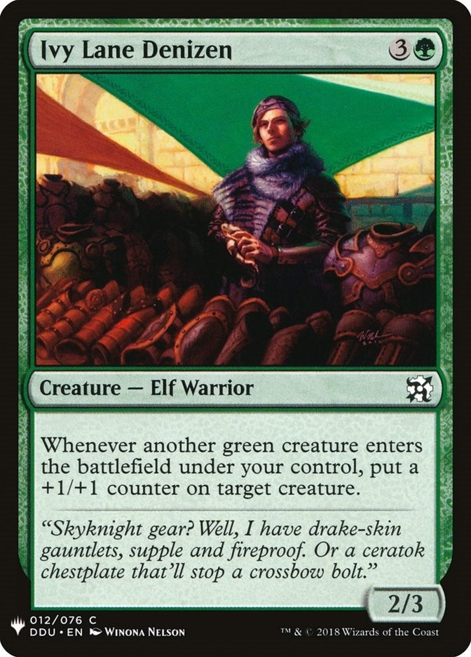 Image for Ivy Lane Denizen (12) (LIST) - Magic: The Gathering