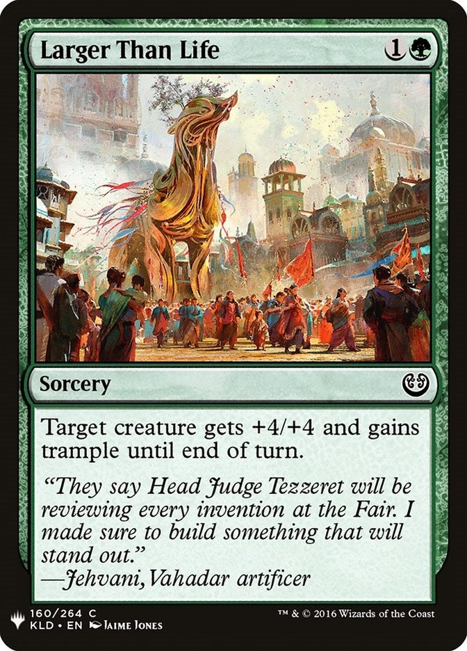 Image for Larger Than Life (160) (LIST) - Magic: The Gathering
