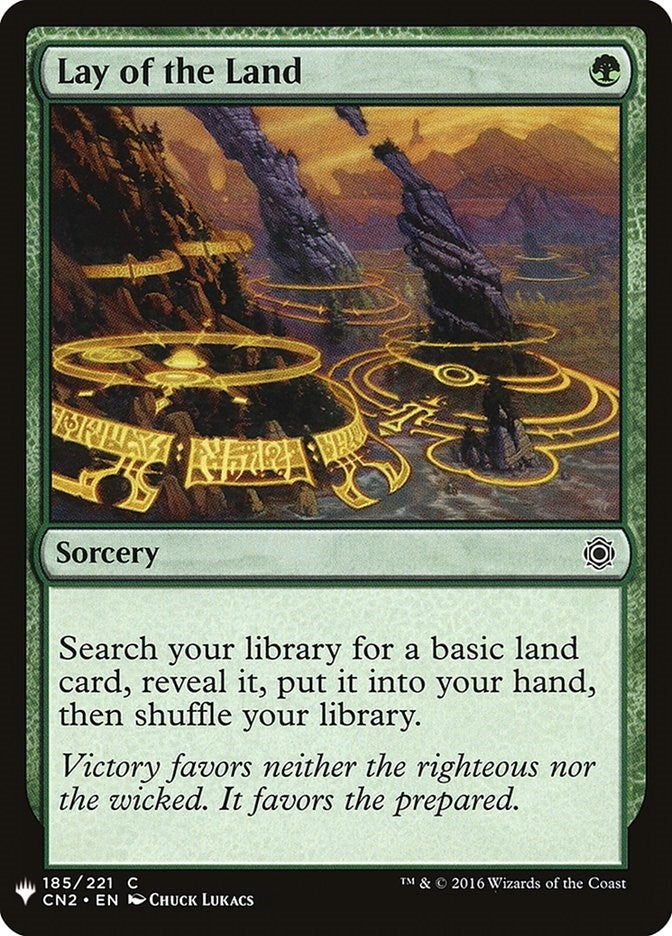 Image for Lay of the Land (185) (LIST) - Magic: The Gathering