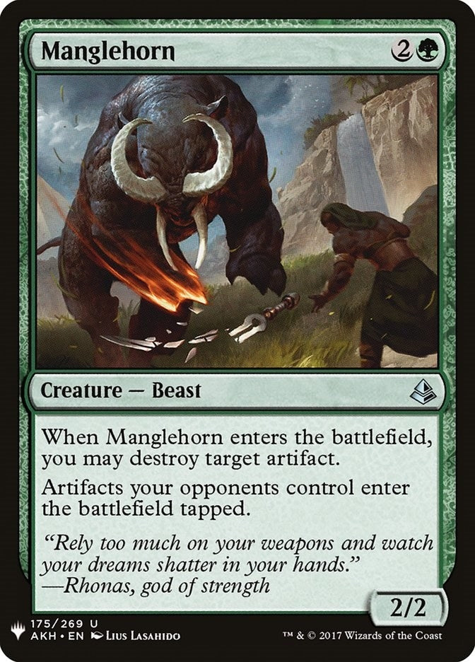 Image for Manglehorn (175) - Magic: The Gathering