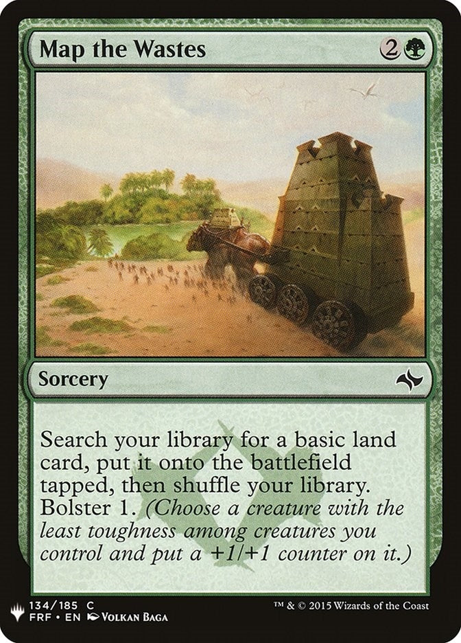 Image for Map the Wastes (134) - Magic: The Gathering