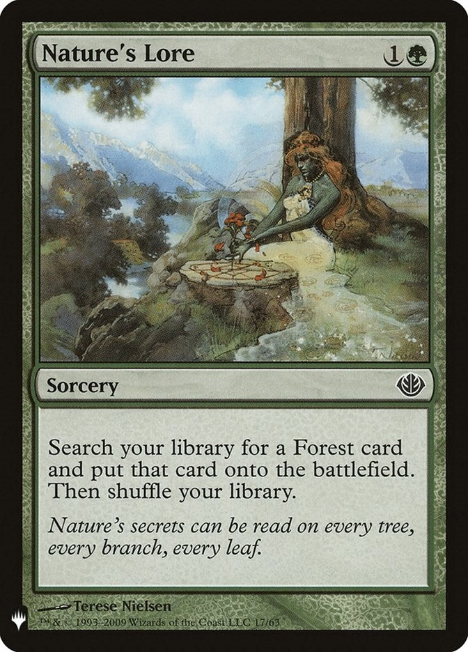 Image for Nature's Lore (DDD) (17) (LIST) - Magic: The Gathering