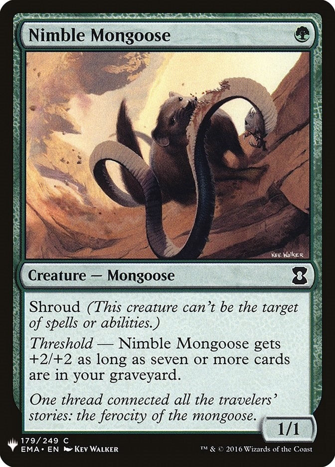 Image for Nimble Mongoose (179) - Magic: The Gathering