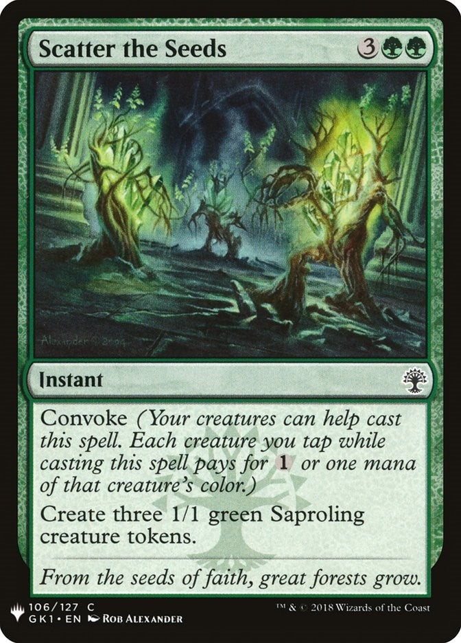 Image for Scatter the Seeds (106) - Magic: The Gathering