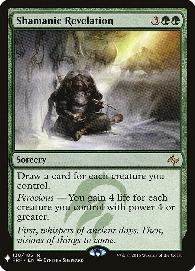 Image for Shamanic Revelation (138) - Magic: The Gathering