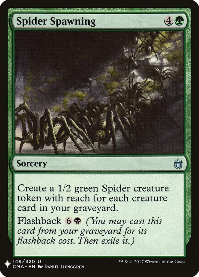 Image for Spider Spawning (149) (LIST) - Magic: The Gathering