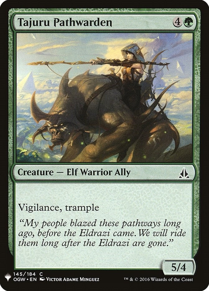 Image for Tajuru Pathwarden (145) - Magic: The Gathering