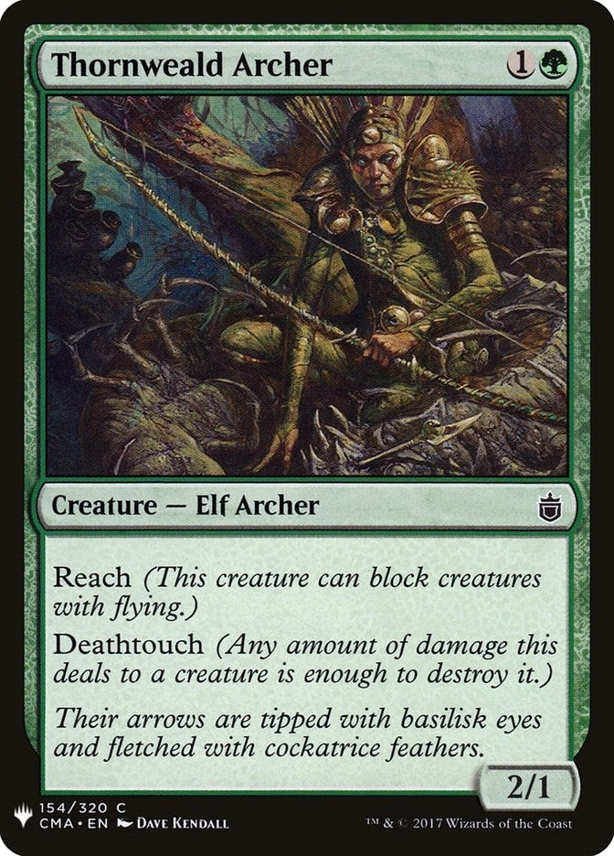 Image for Thornweald Archer (154) (LIST) - Magic: The Gathering