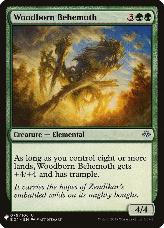 Image for Woodborn Behemoth (79) (LIST) - Magic: The Gathering