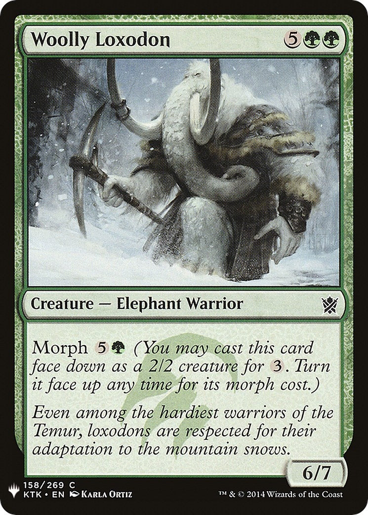 Image for Woolly Loxodon (158) - Magic: The Gathering