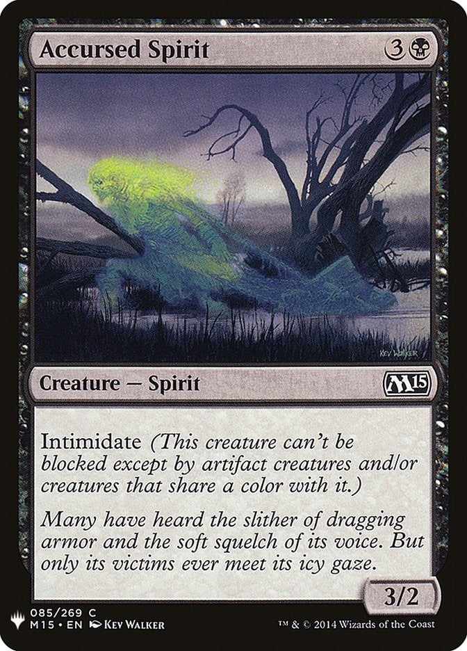 Image for Accursed Spirit (85) (LIST) - Magic: The Gathering