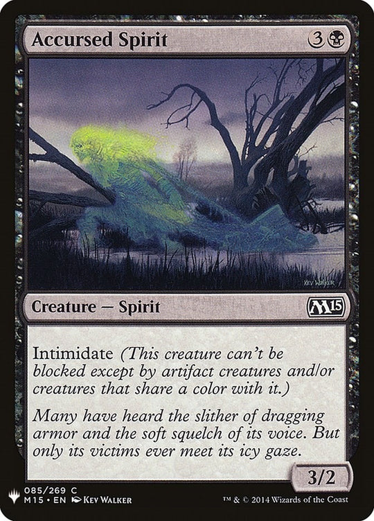 Image for Accursed Spirit (85) (LIST) - Magic: The Gathering