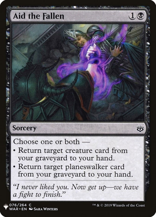 Image for Aid the Fallen (76) (LIST) - Magic: The Gathering