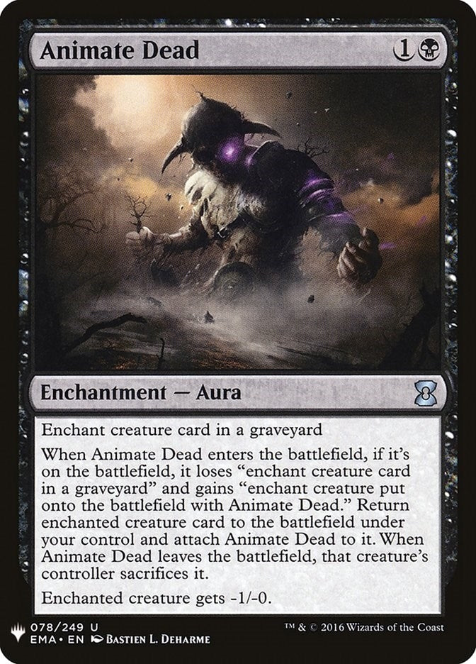 Image for Animate Dead (78) (LIST) - Magic: The Gathering