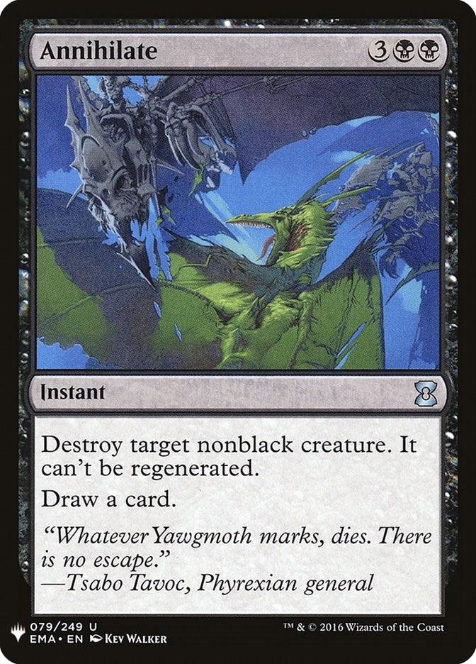 Image for Annihilate (79) (LIST) - Magic: The Gathering