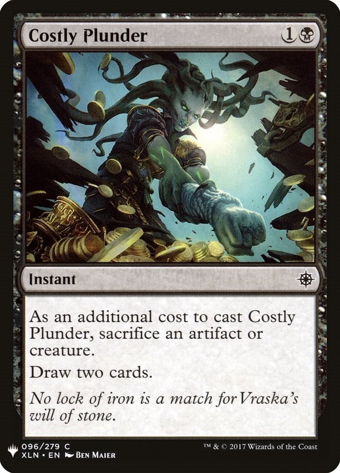 Image for Costly Plunder (96) (LIST) - Magic: The Gathering