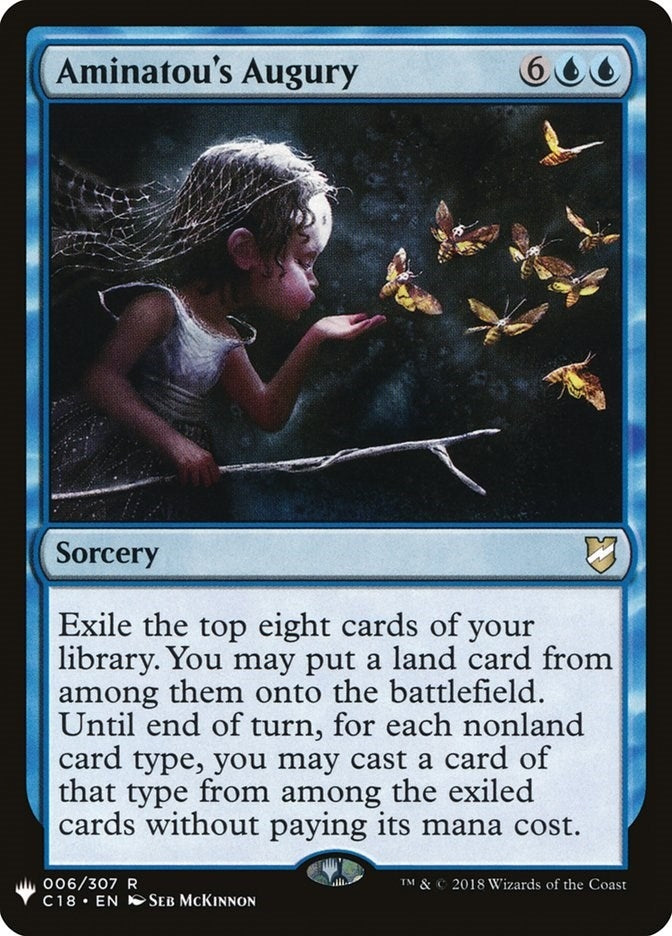 Image for Aminatou's Augury (6) (LIST) - Magic: The Gathering