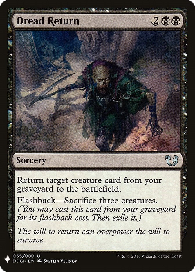 Image for Dread Return (55) (LIST) - Magic: The Gathering