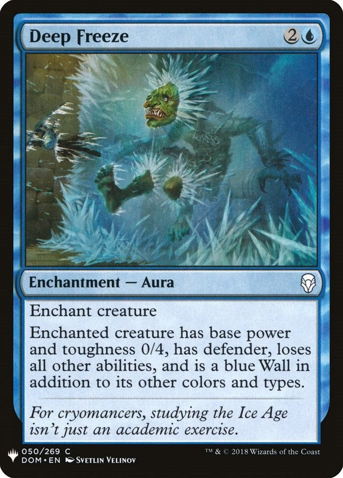 Image for Deep Freeze (50) (LIST) - Magic: The Gathering