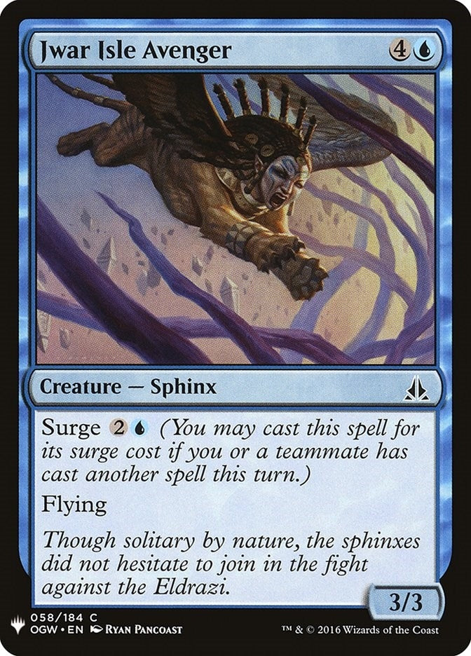 Image for Jwar Isle Avenger (58) - Magic: The Gathering