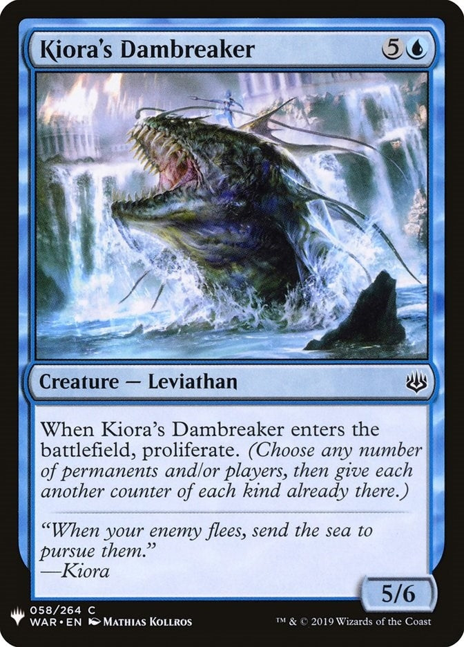 Image for Kiora's Dambreaker (58) - Magic: The Gathering