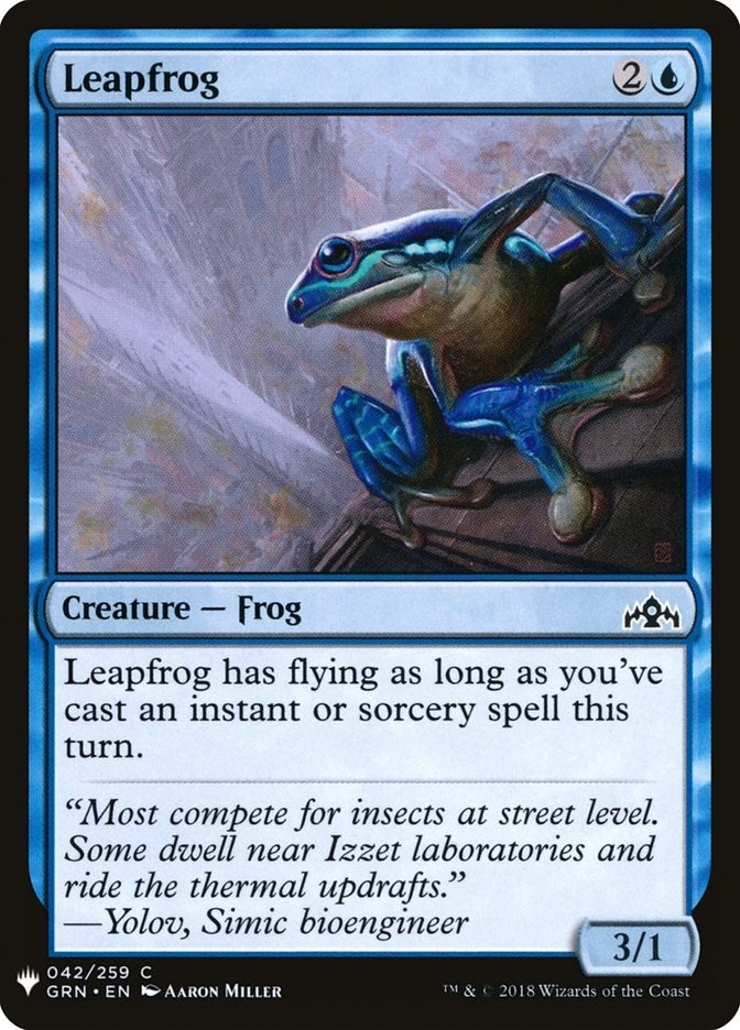 Image for Leapfrog (42) (LIST) - Magic: The Gathering