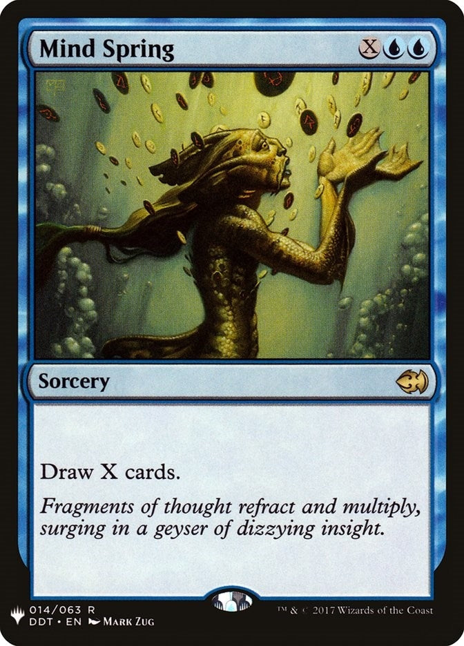 Image for Mind Spring (014/063) (LIST) - Magic: The Gathering