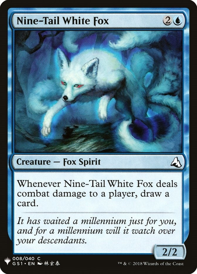 Image for Nine-Tail White Fox (8) (LIST) - Magic: The Gathering