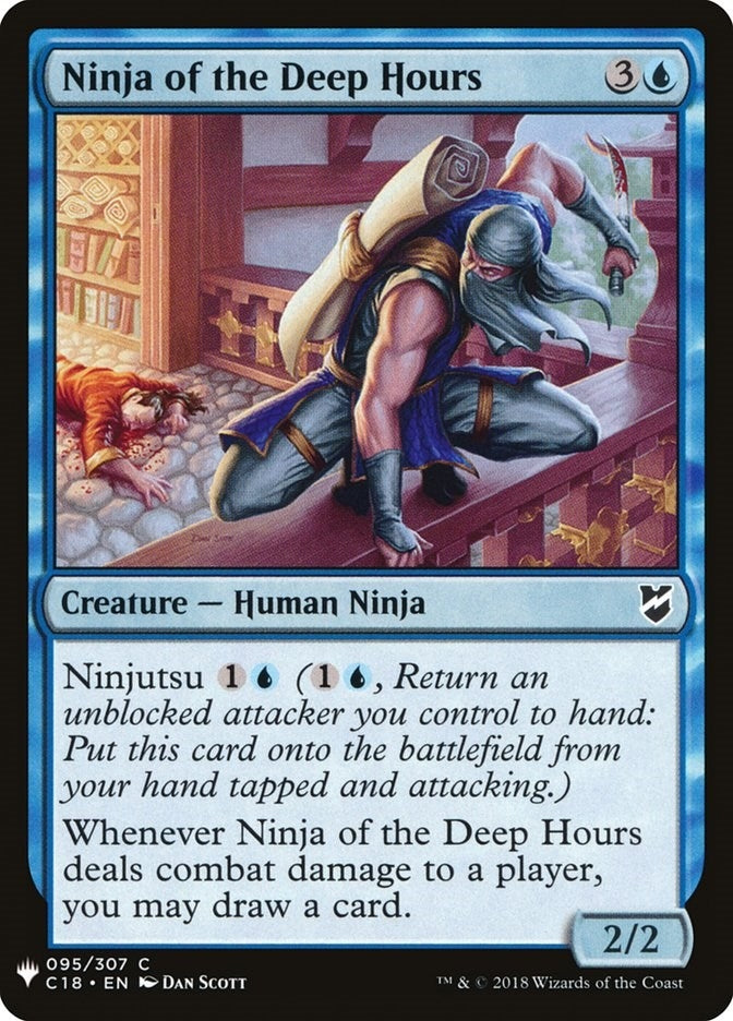 Image for Ninja of the Deep Hours (95) (LIST) - Magic: The Gathering