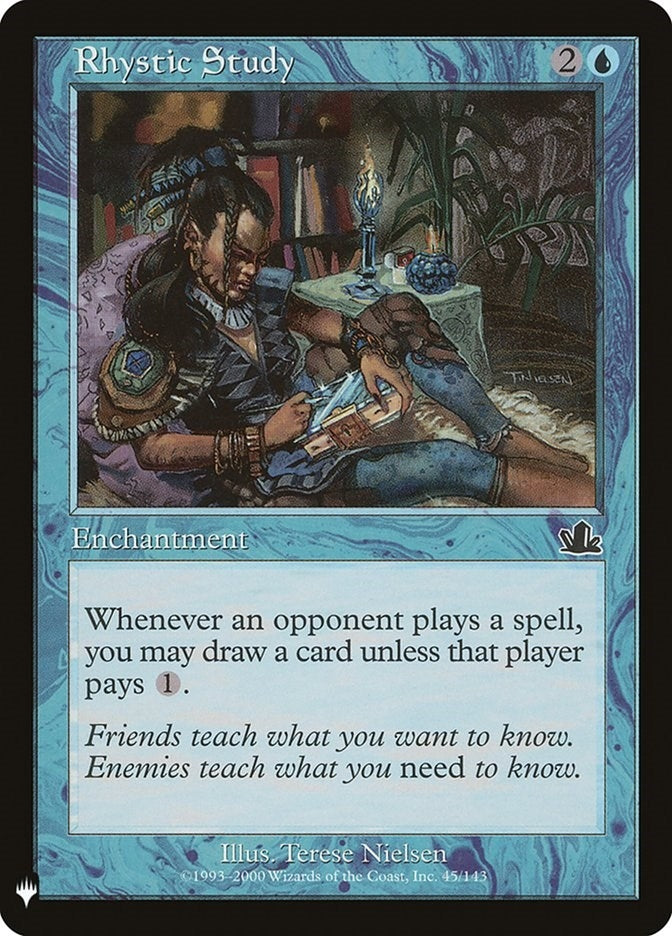 Image for Rhystic Study (45) - Magic: The Gathering