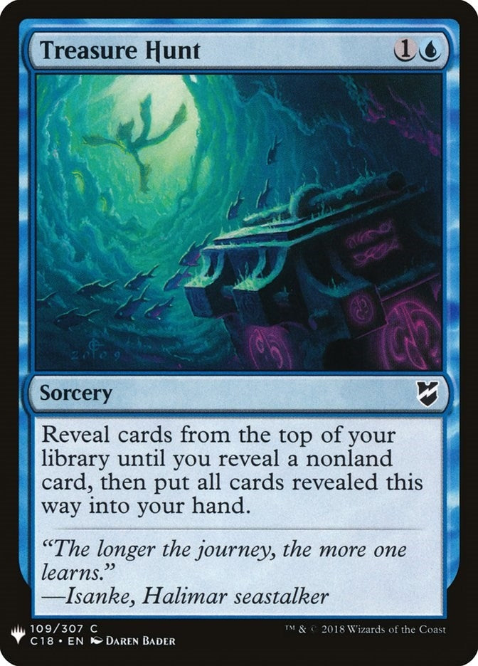 Image for Treasure Hunt (109) (LIST) - Magic: The Gathering