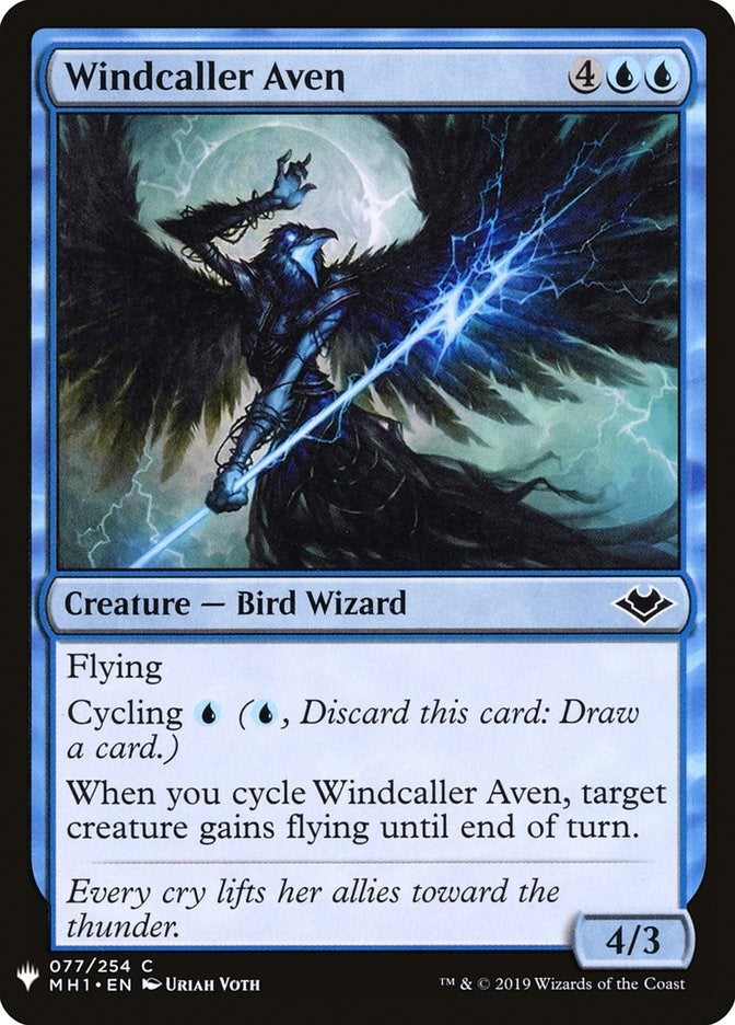 Image for Windcaller Aven (77) - Magic: The Gathering