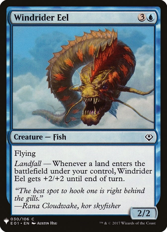 Image for Windrider Eel (30) - Magic: The Gathering