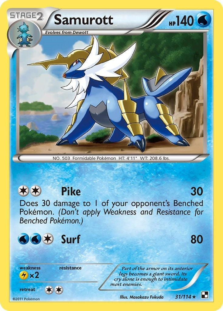 Image for Samurott (031/114) (PR) - Pokemon