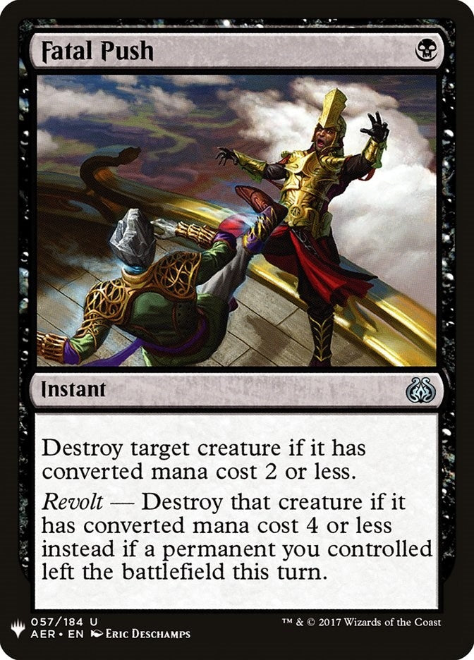 Image for Fatal Push (57) (LIST) - Magic: The Gathering